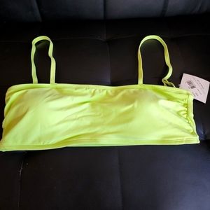 VICIOUS YOUNG BABES SWIM TOP LIME GREEN XL MSRP $38